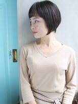 バース(BIRTH) 天神【BIRTH】ショコラアッシュ×オン眉ショートボブ