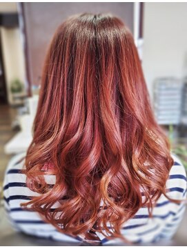 ライオンハート 長命ケ丘店(Lion Heart) ピンクオレンジグラデーション