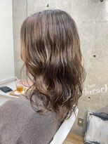 カシュカシュ(cache cache)&nbsp;ハイライト毛にデジタルパーマ