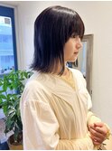 【山川千影】トーンダウンで大人可愛い暗色カラー10代20代
