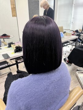 アジールヘア 所沢プロペ通り店(agir hair) イメチェン似合わせカットラベンダーカラー所沢練馬