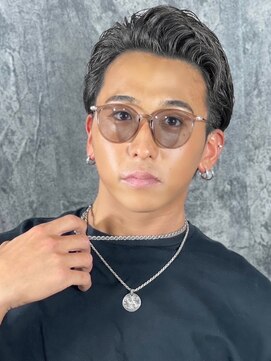 ヒロギンザ 新橋日比谷口店(HIRO GINZA) 七三オールバック
