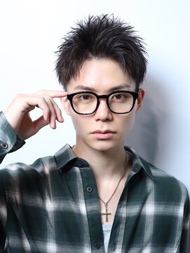 リップス 千葉annex(LIPPS) 刈り上げスパイキーショートソフトツイストパーマ