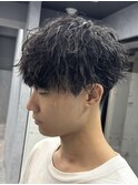 【無造作波巻きとツイストスパイラルMIXパーマ】中川誠也