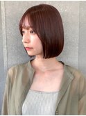 ◇ボブ 縮毛矯正 顔周りカット 表参道 髪質改善