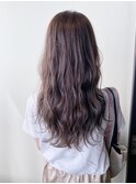 【Lloyd大宮】ラベンダーピンク×セミウェットウェーブ