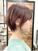 丸みショート くびれショート ショート 熊本美容室ruen 右田莉奈