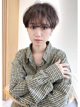 ロンドプロフィール 浦和(Lond profil) Lond.海気 マッシュショート ニュアンスパーマ ブルージュ