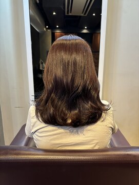 オーガスト ヘア ネイル(AUGUST hair nail) ピンクブラウン/ブリーチなしダブルカラー/横浜駅/ハイトーン