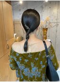 結婚式　卒業式　ヘアセット×ヘアアレンジ