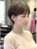 ロビー 表参道(ROBBY) マッシュショート/分け目なし/耳掛け/30代・40代