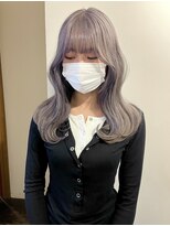 ロチカバイドールヘアー 心斎橋(Rotika by Doll hair)&nbsp;ホワイト　シルバー　グレー
