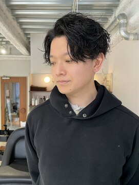 インヤン 下北沢(Yin Yang) 前下がり無造作パーマ/ソフトツイスパ/刈り上げ