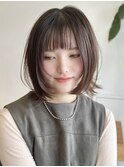小顔可愛いレイヤーカット×アッシュカラー10代20代30代