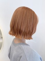 ロル キョウト(L'or Kyoto)&nbsp;アプリコットオレンジ　結べるラフボブ　外ハネ