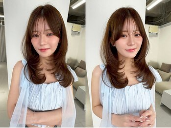 アンジェリカ 立町店(ANGELICA)の写真/ダメージは最小限に似合わせ×高技術で理想のスタイルが叶う!【広島立町/レイヤーカット/韓国風/髪質改善】