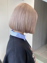 サンク 原宿 表参道(cinq)&nbsp;ミルクティーベージュハイトーンカラーインナーカラー