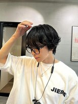 ニール シトロン 名古屋 伏見 丸の内(NEELU citron)&nbsp;[Neelu_take]メンズミディアムナチュラル無造作パーマ