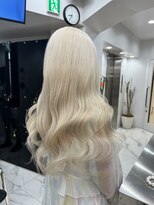 ラピス 渋谷本店(Lapis) ホワイトブロンド/シールエクステ/髪質改善/ブリーチカラー