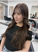 韓国風/レイヤーカット/ブラウンベージュ