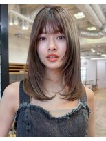 ガーデン 銀座(GARDEN)&nbsp;黒髪小顔オリーブグレーココアベージュ20代30代40代前髪カット