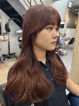 ヌープヘアーアイス(NUUP.hair ici) 秋カラー◎ピンクブリーチなし艶髪ラベンダーブラウン
