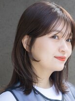 ガーデンヨコハマエスト(GARDEN YOKOHAMA est) ボブルフ 小顔 ミディアム ボブ レイヤー シースルーバング