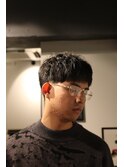 新宿／ショートマッシュ／テーパーフェード／メンズヘア
