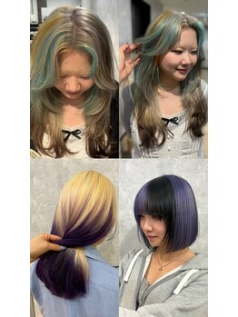 ルル(Lulu)の写真/垢抜けヘアは当店にお任せ♪デザインカラーが得意で20代に大人気のサロンで輝く私へ◎
