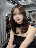◎バタフライレイヤーカット×アッシュベージュ20代30代
