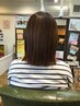 【トステアストレート】縮毛矯正＋カット￥17700～
