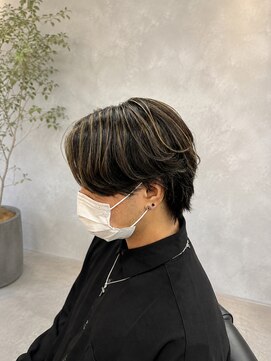 ルアナオオサカ(Luana osaka) ナチュラルセンターパート×ハイライト