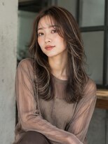 ドット ヘアー ジェム(dot.hair gem)&nbsp;ハイライトカラー/大人ロング/レイヤーカット