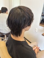 レジェ(LEGE)&nbsp;ナチュラルウルフ/メンズパーマ/無造作パーマ/マッシュウルフ/花