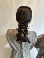 ヘアセット専門サロン by OKINAWA WATABE WEDDING 那覇店&nbsp;編みおろし