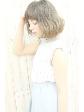 ニスル センター南店(NISURU） 似合わせカット/大人ガーリー/ダークアッシュ/着物/センター南