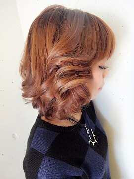 ヘアアンドネイル フラップ(hair&nail Flap) 大人女性ための華やかボブ♪