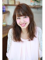 トヌコア ルア 下北沢店(TONUKOA RUA)&nbsp;【TonukoaRua】脱力ゆるウェーブのラベンダーピンク