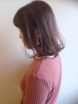 ビューティーサロン ペイジ(Peige) 【Peige】ピンクグレージュボブ♪