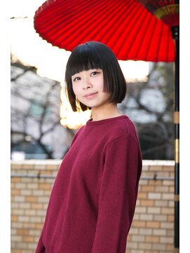 コマ(coma) 【coma中野】切りっぱなしてない顔周りを切り込んだボブ