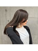 根元から毛先まで艶々に!美髪エステカラー