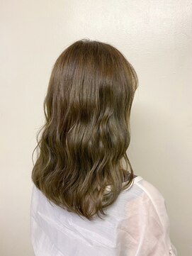 オアシス ガーデン 上野店(Oasis GaRDEN) ブリーチなし！オリーブアッシュ