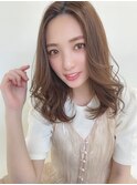 エアリーミディ×大人ベージュ