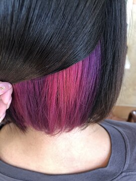 エムズアルカディア(M'Z ARCADIA) 【インナーカラー】ピンク×バイオレット