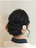 【矢島美容室】ねじり編みで大人可愛く