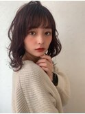 小顔ナチュラルロングボブ