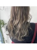 ☆赤味消し!オリーブベージュハイライトカラー☆10代20代30代