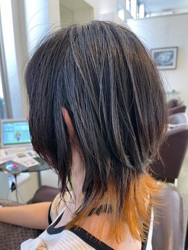 ミューコロル(mieux color) ボブウルフ＜インナーカラー＞