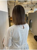 大人バレイヤージュ_ナチュラルブラウンカラー_