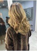ロングヘアスタイル
